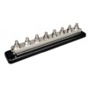 Victron 600 Amp DC bus bar, 8 terminal, tin plated copper, with ABS plastic cover